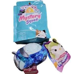 Squishmallow Mystery Bag, Squishvillle Vehicle & Mystery Squishville 2.5 inch